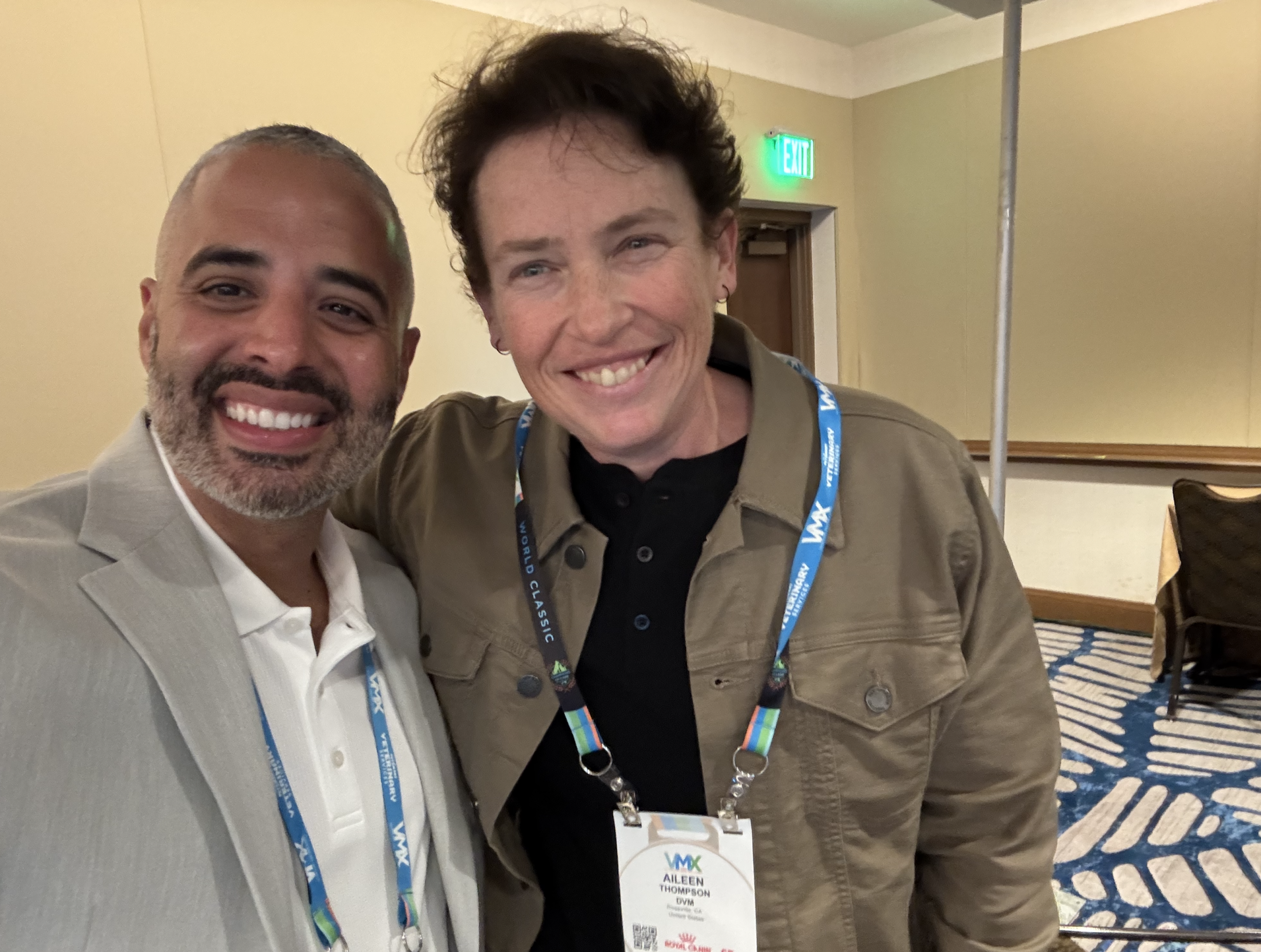 Dr. Thompson & Eric at VMX